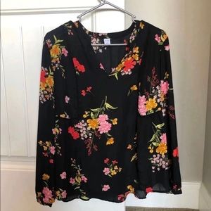 Old Navy floral shirt
